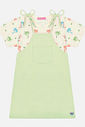 CONJ BLUSA E SALOPETE NATURAL/VD PARADISE