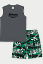 Conjunto Infantil Menino Jurassic Streets Chumbo Abrange