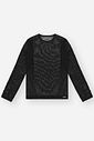 Blusa Infantil Menina Tule Preto CTV