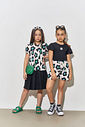 Conjunto Menina Be Kind Margaridas Preto Beli.me