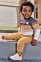 Conjunto Infantil Moletom com Listras – Look de Inverno Quentinho e Confortável Conjunto Infantil Moletom com Listras – Look de Inverno Quentinho e Confortável