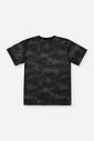 Camiseta Infantil Sportwear Camuflada em Malha Dry Sport PRETO