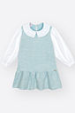 Vestido Infantil Manga Longa com Gola Boneca – Vestido Menina em Tweed Elegante Vestido Infantil Manga Longa com Gola Boneca – Vestido Menina em Tweed Elegante