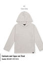 Camiseta com Capuz Infantil Menino em Tricot Kippos