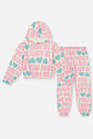 Conjunto Infantil Menina Total Print Just Be You Rosa CTV