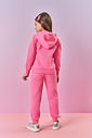 Calça Infantil Menina Jogger Básica Rosa Mundo Cinti