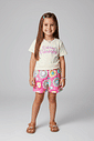 CONJ BLUSA E SHORTS NATURAL/RS CONFETE