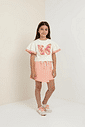 CONJ BLUSA E SHORTS/SAIA NATURAL/LJ NEON LIGH