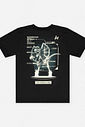 Camiseta Brilha no Escuro Menino Dilophosaurus Jurassic World Preto