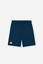 Conjunto Infantil Camiseta Texturizada e Bermuda de Moletom