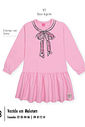 Vestido Moletom Infantil Menina Gola Boneca com Laço Beli.me