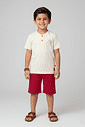 CONJ CAMISETA E BERMUDA NATURAL/VM JESTER RE