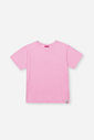 Blusa Infantil Básica Canelada – Camiseta Menina Manga Curta Verão ROSA IOGURTE