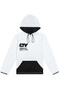 Camiseta Com Capuz E Bolso Branco CTV