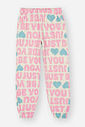 Conjunto Infantil Menina Total Print Just Be You Rosa CTV