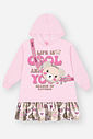 Vestido Infantil Menina Bolsa Rosa Mundo Cinti
