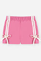 Trio Infantil Menina Regata e Short e Colete Poodle com Strass