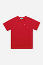 Camiseta Infantil South Valley em Meia Malha Vermelha
