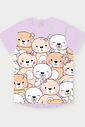 Conjunto Infantil Menina Ursinhos Rosa Abrange