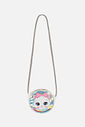 VESTIDO E BOLSA ROSA CINTI/NATURAL