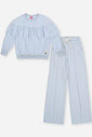 Conjunto Infantil Menina em Moletinho Cloud Chic Beli.me