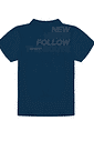 Conjunto Camisa Polo E Bermuda Listrada Azul Marinho Abrange