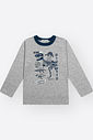 Pijama de Inverno Infantil Menino Escavação Dinos Divertto