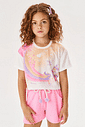 CONJ BLUSA E SHORTS BRANCO/AZ LITORAL