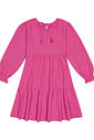 VESTIDO MANGA LONGA ROSA SETBELL