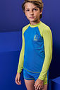Conjunto Menino em Malha UV Camiseta Raglan e Sunga Royal