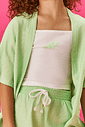 CONJ BLUSA, SHORTS E KIMONO VD PARA/VD PARA/NAT