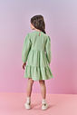 Vestido Infantil Menina Strass Verde Mundo Cinti