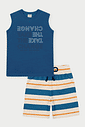 Conjunto Infantil Menino Chance Azul Abrange
