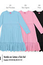 Vestido Infantil Menina Tule Foil e Cotton – Vestido Elegante com Saia de Brilho Mundo Cinti