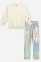 Conjunto em Malha Foil Infantil Menina Petit Beli.me