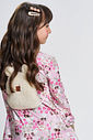 Vestido Menina com Mochila Ursa HOWDY Mundo Cinti RS JELLY/BG AREIA