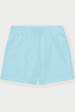 Conjunto Infantil Menina Fashion Cats Azul Abrange