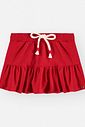 Conjunto Bebê Corações com Blusa Boxy e Saia-Short