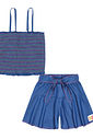 CONJ BLUSA E SHORTS AZ JEANS MEDIO/AZ JE