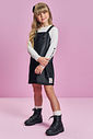 Conjunto Infantil Menina em P.U Fashion Mundo Cinti
