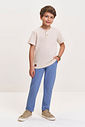 Calça Skinny Infantil em Denim Médio com Elastano