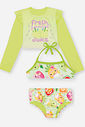 Conjunto Menina Juice com Proteção UV Verde Mundo Cinti