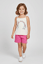 Conjunto Infantil Menina Girl Power Natural Abrange