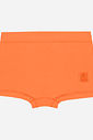 Sunga Menino em Malha UV Lisa Laranja Neon
