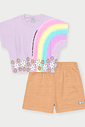 CONJ BLUSA E SHORTS LL BRUMA/BG PAMPAS