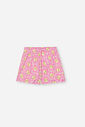 Pijama Infantil com Blusa e Shorts em Cotton Linho – Pijama Menina Verão de Margaridas OFF WHITE/RS IOGURTE