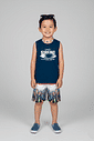 Conjunto Infantil Menino Paradise Surfing Marinho Abrange