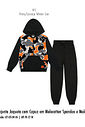Conjunto Moletom Infantil Menino Camuflado Kippos
