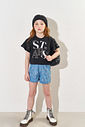 Blusa Infantil Menina Stars Paetê Preto CTV