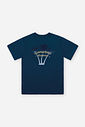 Camiseta Infantil Menino Ride em Meia Malha Marinho
